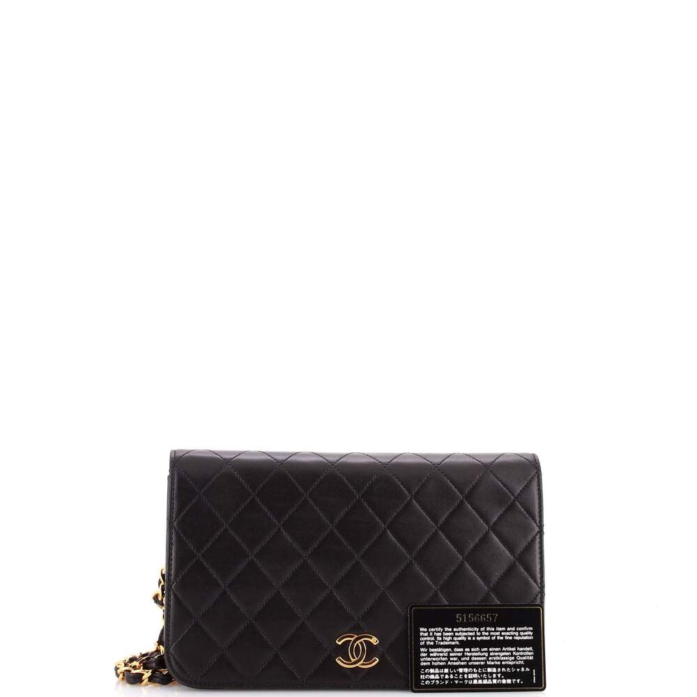 Chanel Vintage Full Flap Bag Quilted #237963C49B - Picture 2 of 8